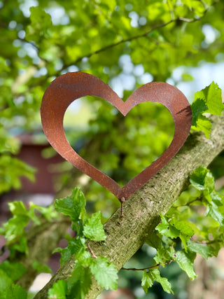 Herz geschwungen zum Einschrauben