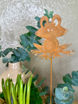 Frosch Blumenstecker