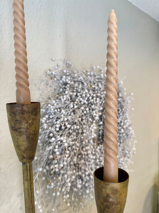 Kerzenständer für Stabkerzen, gold -verschiedene Größen-