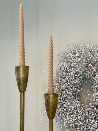 Kerzenständer für Stabkerzen, gold -verschiedene Größen-
