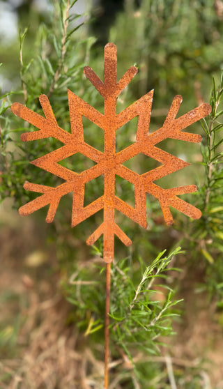 Schneekristall Blumenstecker