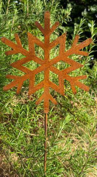 Schneekristall Blumenstecker