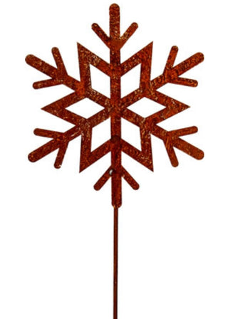 Schneekristall Blumenstecker